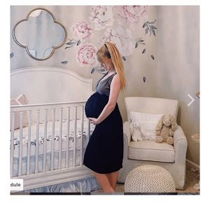 Dressed to Delivery Labor Gown Blue Small